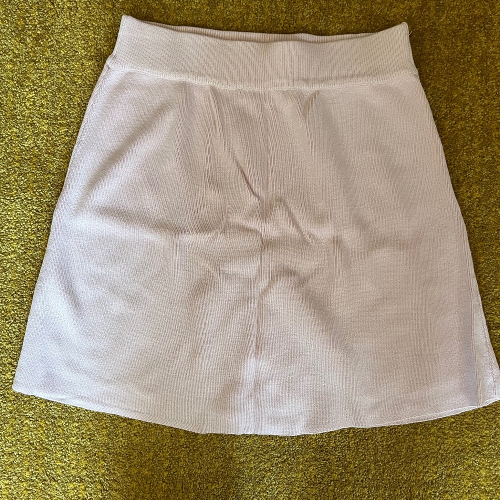 Zara, light pink knit skirt